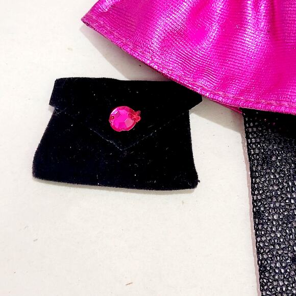 Barbie Fashion Avenue #14980 Purple Black Party Dress Outfit Clothes 1995 - Picture 2 of 7